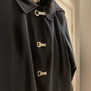 Michael Kors black rain coat